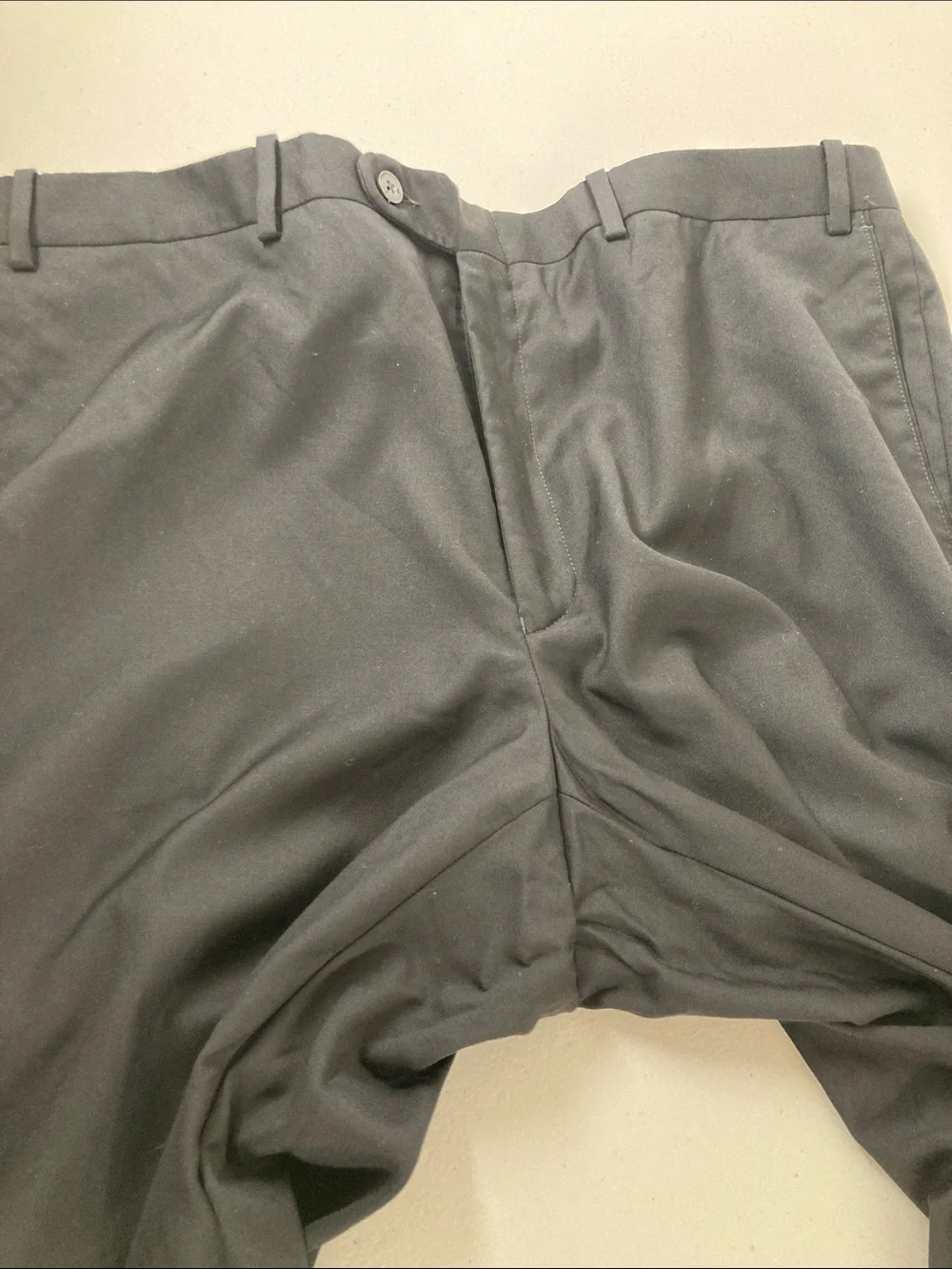 Peter Millar Flat Front Black Suit Dress Pants Size 42